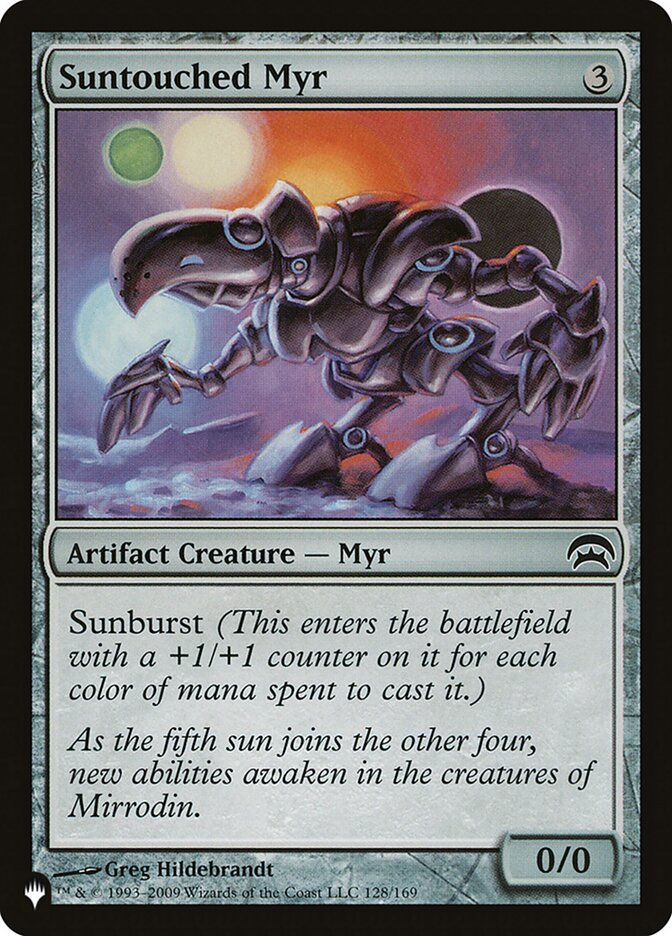 Myr Helio-tocado / Suntouched Myr - Magic: The Gathering - MoxLand