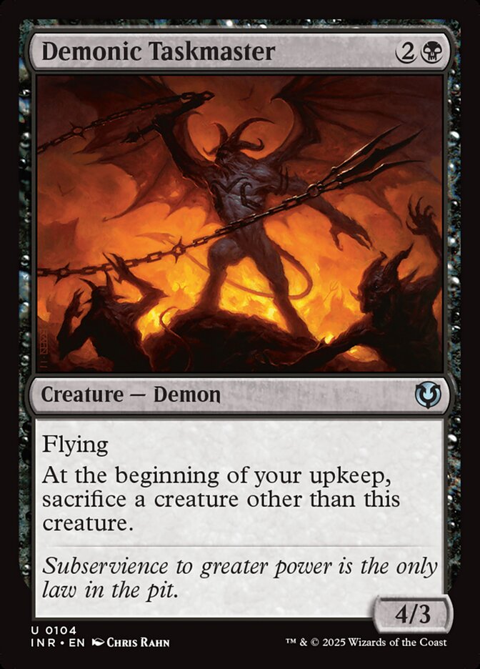 Capataz Demoníaco / Demonic Taskmaster - Magic: The Gathering - MoxLand