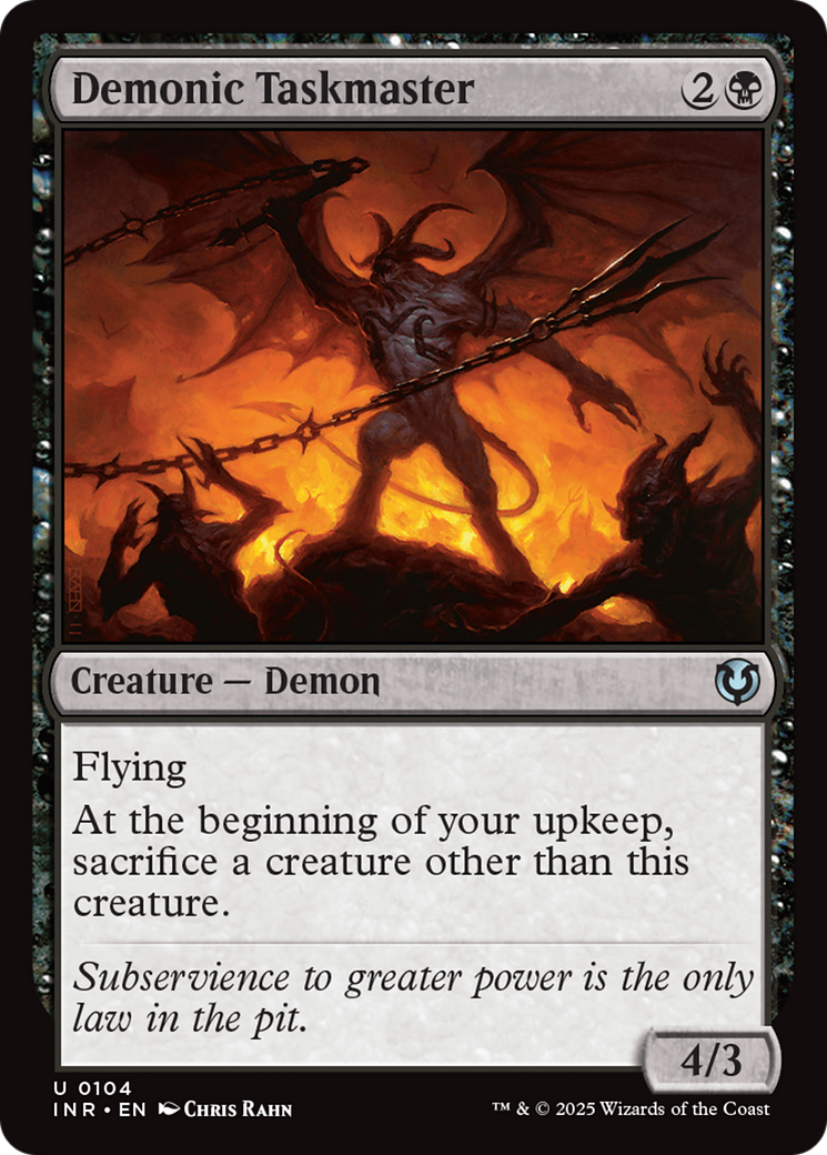 Capataz Demoníaco / Demonic Taskmaster - Magic: The Gathering - MoxLand