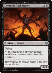 Capataz Demoníaco / Demonic Taskmaster - Magic: The Gathering - MoxLand