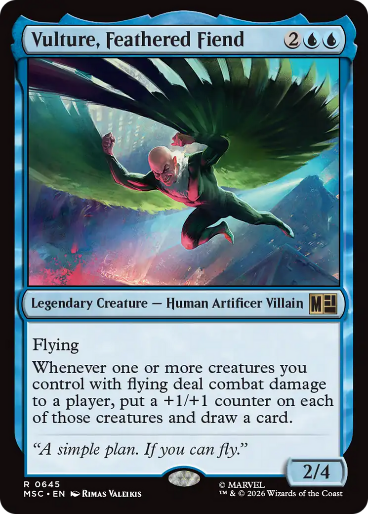 Vulture, Feathered Fiend - Magic: The Gathering - MoxLand