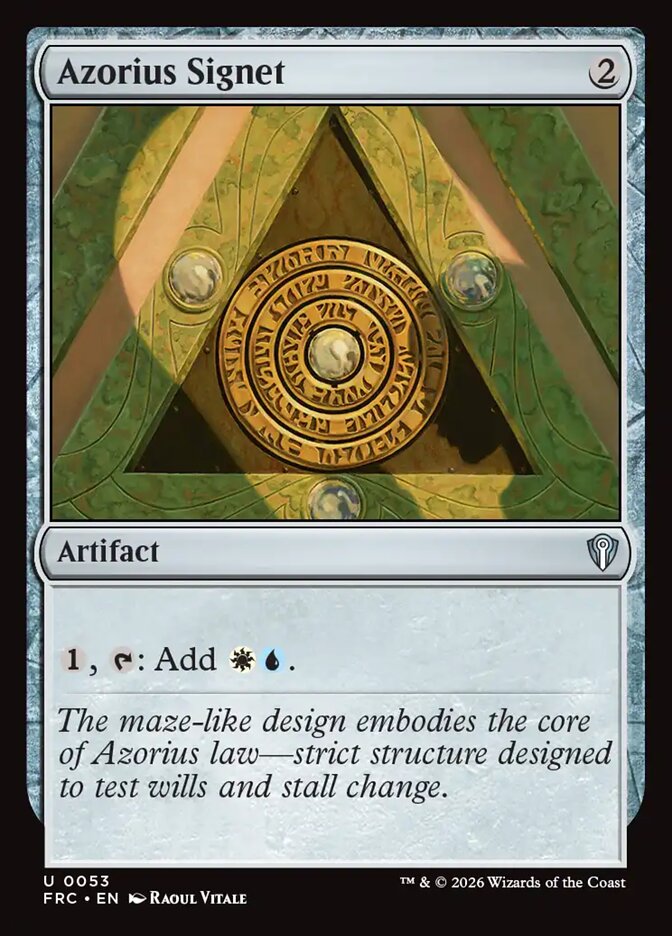 Sinete Azorius / Azorius Signet