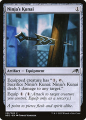 Kunai do Ninja / Ninja's Kunai - Magic: The Gathering - MoxLand