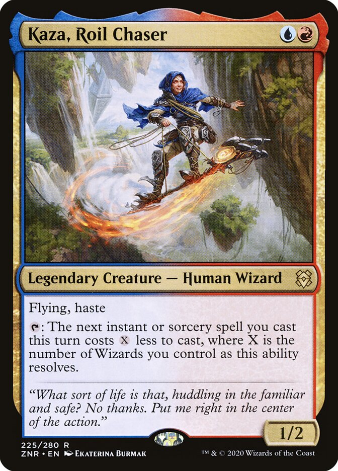 Kaza, Perseguidora do Turbilhão / Kaza, Roil Chaser - Magic: The Gathering - MoxLand
