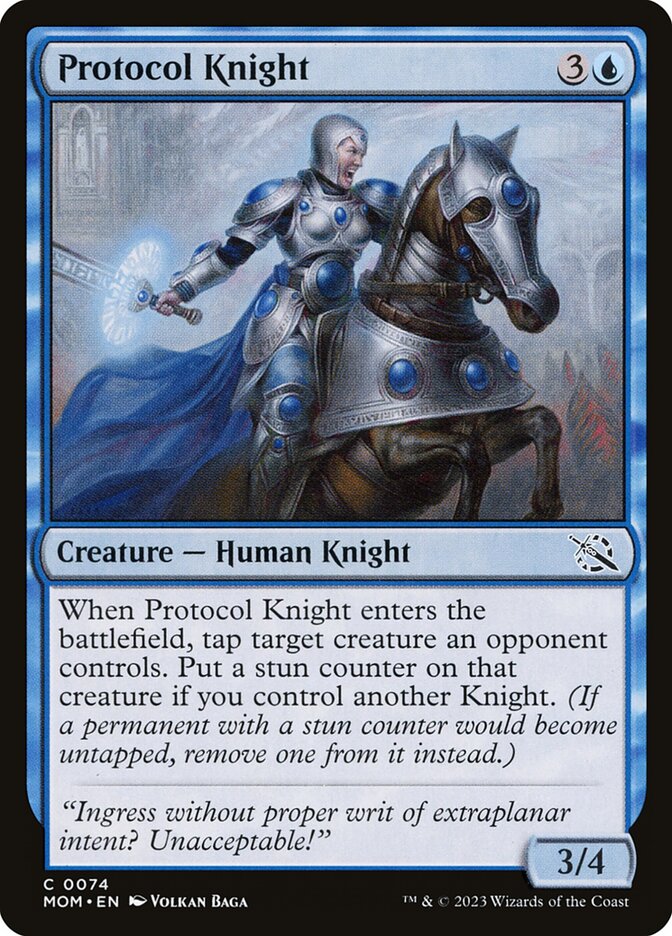 Cavaleira Protocolar / Protocol Knight - Magic: The Gathering - MoxLand