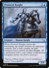 Cavaleira Protocolar / Protocol Knight - Magic: The Gathering - MoxLand
