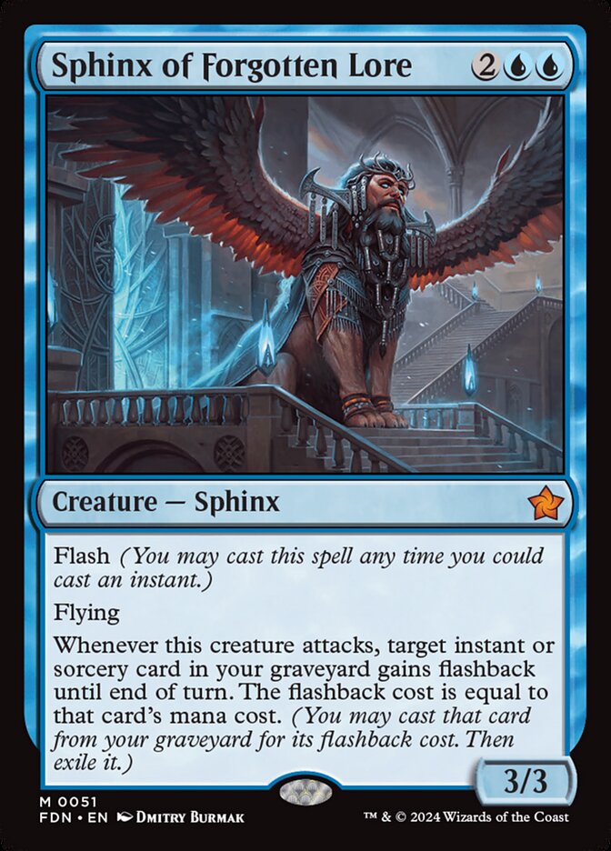 Esfinge do Conhecimento Esquecido / Sphinx of Forgotten Lore - Magic: The Gathering - MoxLand