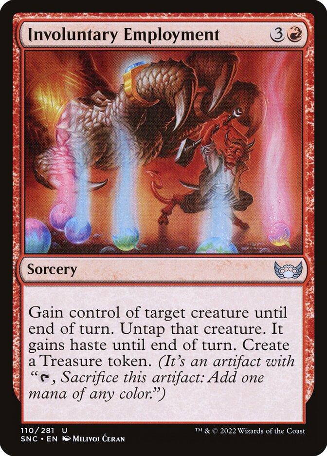 Emprego Involuntário / Involuntary Employment - Magic: The Gathering - MoxLand
