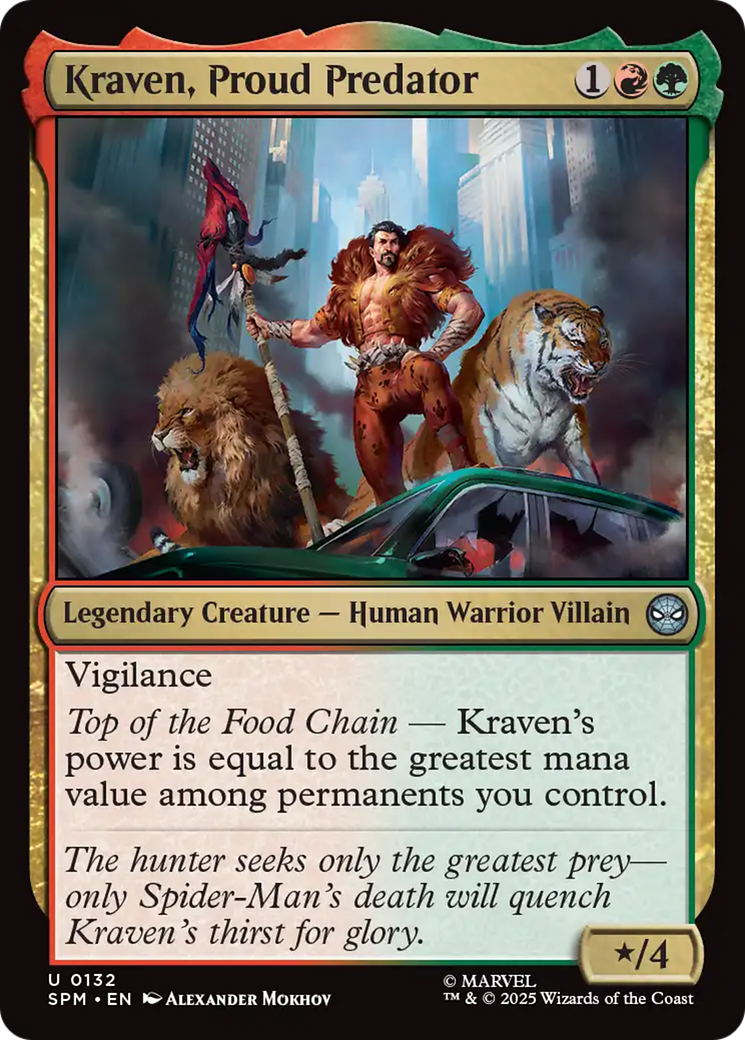 Kraven, Proud Predator - Magic: The Gathering - MoxLand