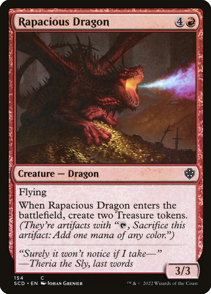 Dragão Edaz / Rapacious Dragon - Magic: The Gathering - MoxLand