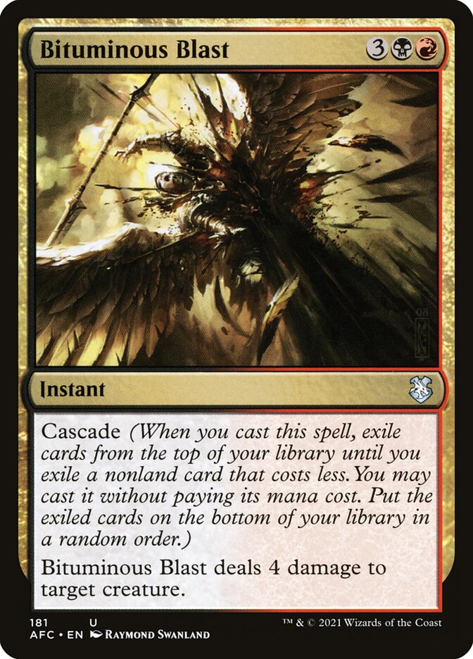 Explosão Betuminosa / Bituminous Blast - Magic: The Gathering - MoxLand