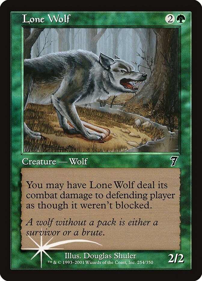 Lobo Solitário / Lone Wolf - Magic: The Gathering - MoxLand