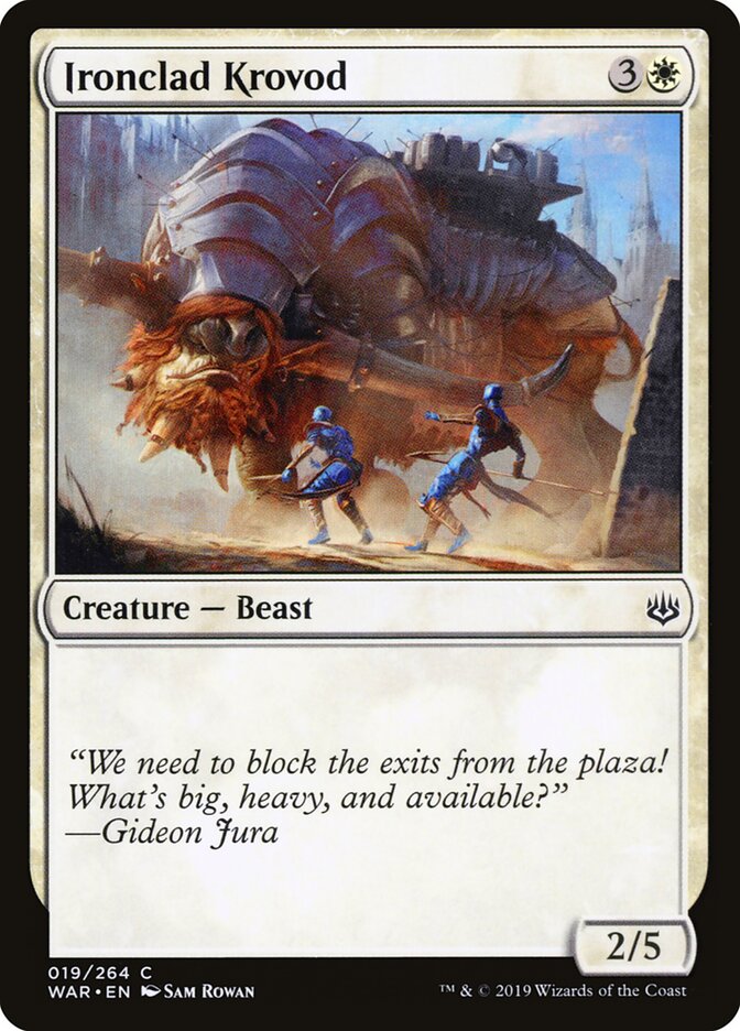 Krovod Encouraçado / Ironclad Krovod - Magic: The Gathering - MoxLand