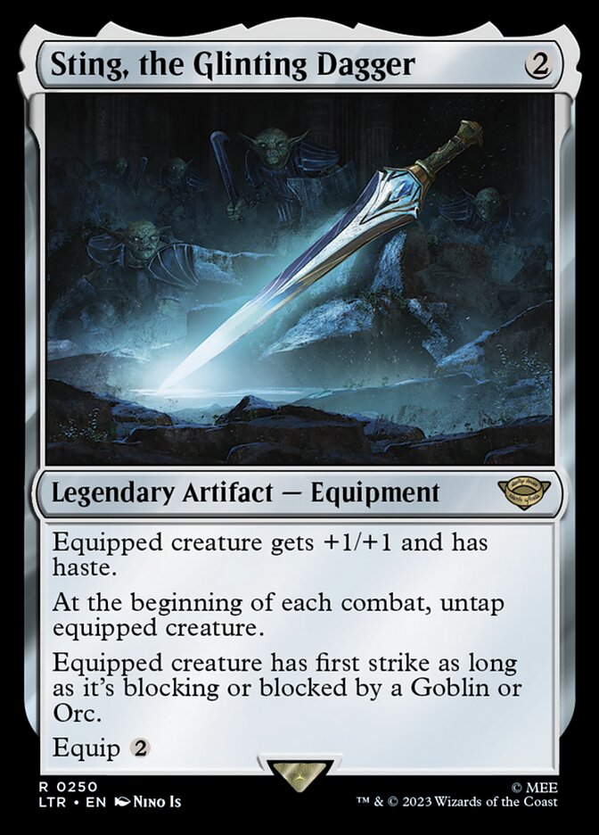 Ferroada, o Punhal Reluzente / Sting, the Glinting Dagger - Magic: The Gathering - MoxLand