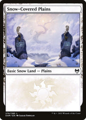 Planície Nevada / Snow-Covered Plains - Magic: The Gathering - MoxLand
