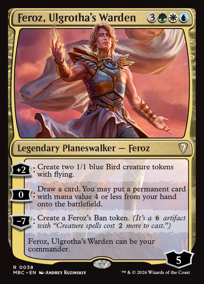 Feroz, Ulgrotha's Warden - Magic: The Gathering - MoxLand