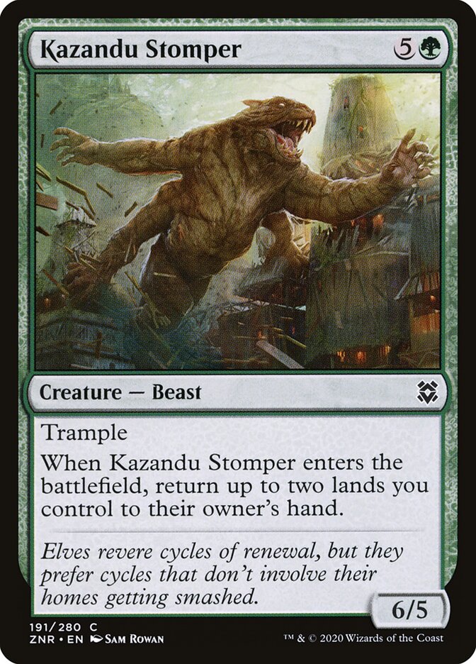 Pisoteador de Kazandu / Kazandu Stomper - Magic: The Gathering - MoxLand