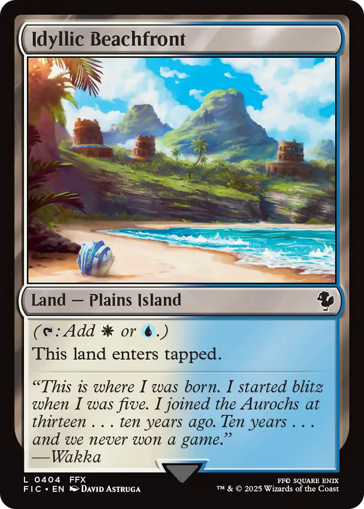 Beira-mar Idílica / Idyllic Beachfront - Magic: The Gathering - MoxLand