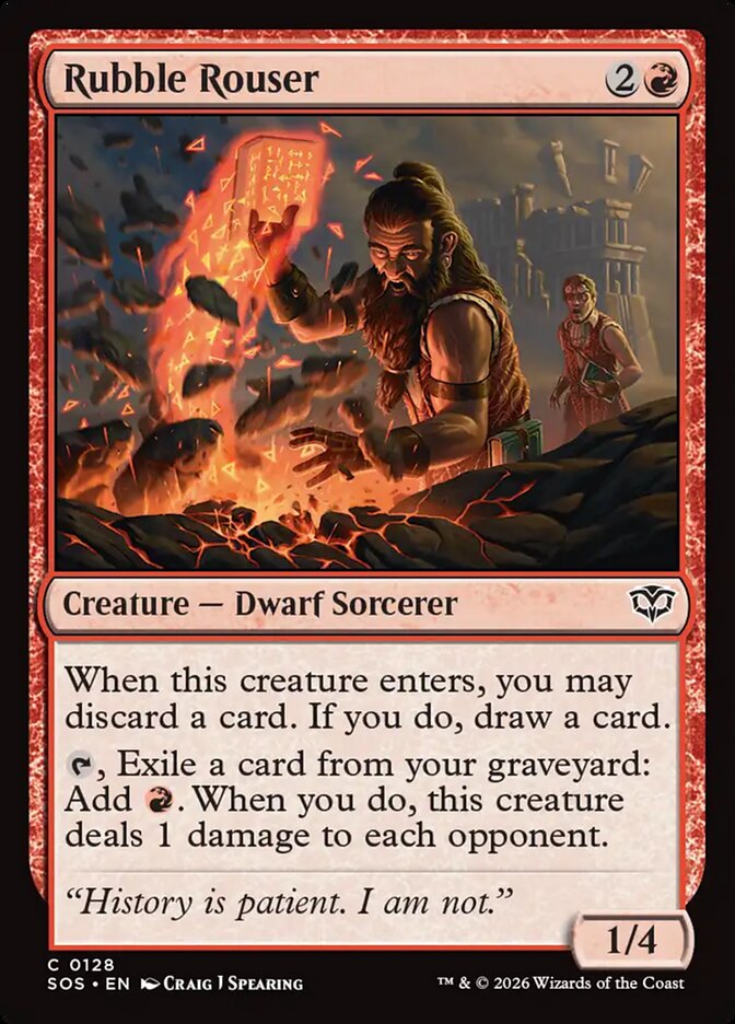 Rubble Rouser - Magic: The Gathering - MoxLand