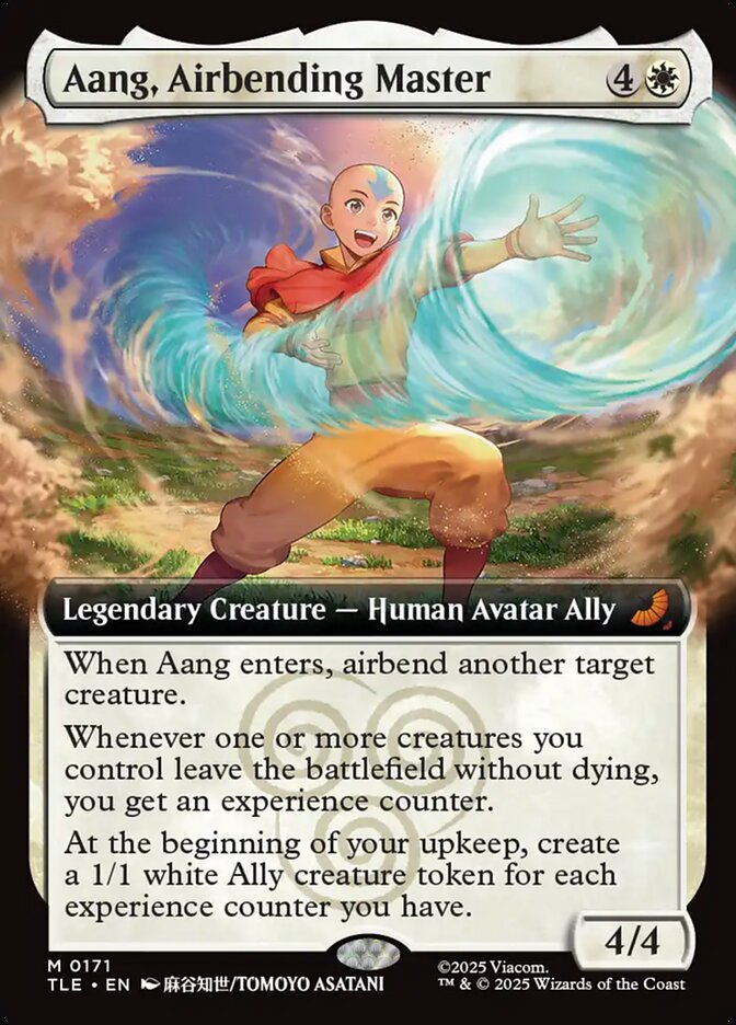 Aang, Mestre da Dobra de Ar / Aang, Airbending Master - Magic: The Gathering - MoxLand