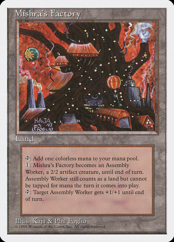 Fábrica de Mishra / Mishra's Factory - Magic: The Gathering - MoxLand