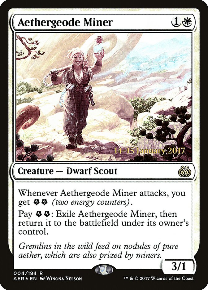 Mineradora do Geodo Etéreo / Aethergeode Miner - Magic: The Gathering - MoxLand