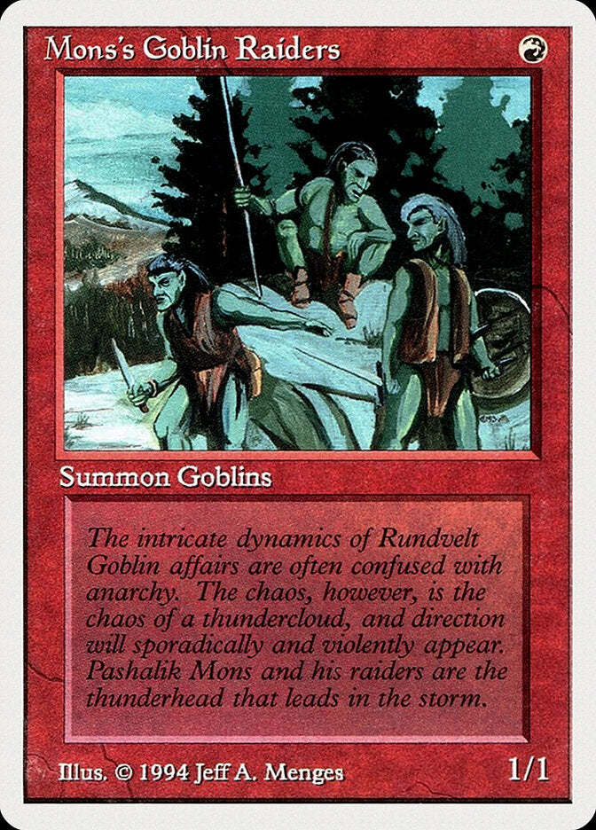 Goblins Salteadores do Mons / Mons's Goblin Raiders - Magic: The Gathering - MoxLand
