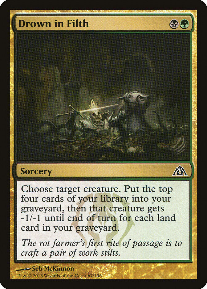 Afogar na Imundice / Drown in Filth - Magic: The Gathering - MoxLand