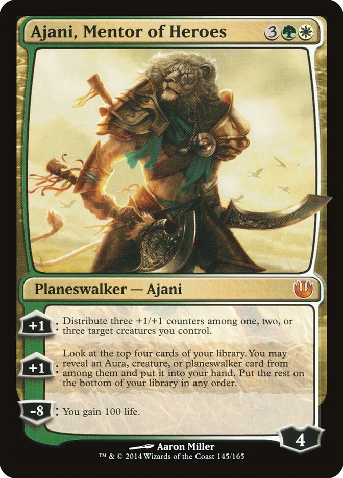 Ajani, Mentor dos Heróis / Ajani, Mentor of Heroes - Magic: The Gathering - MoxLand