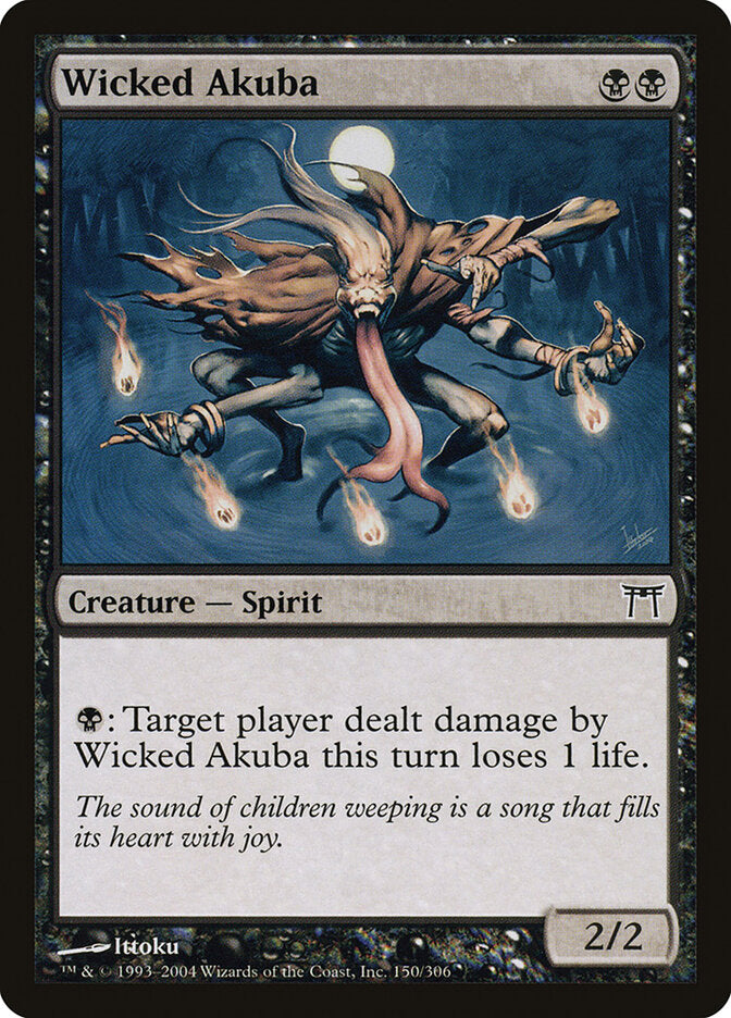 Akuba Iníquo / Wicked Akuba - Magic: The Gathering - MoxLand
