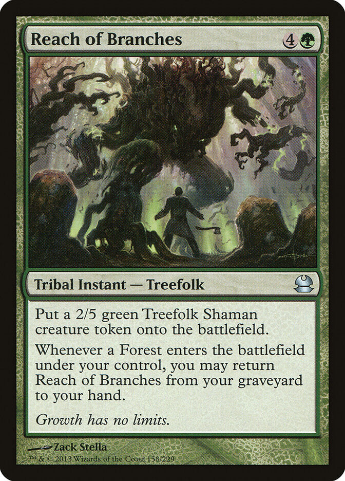 Alcance dos Galhos / Reach of Branches - Magic: The Gathering - MoxLand