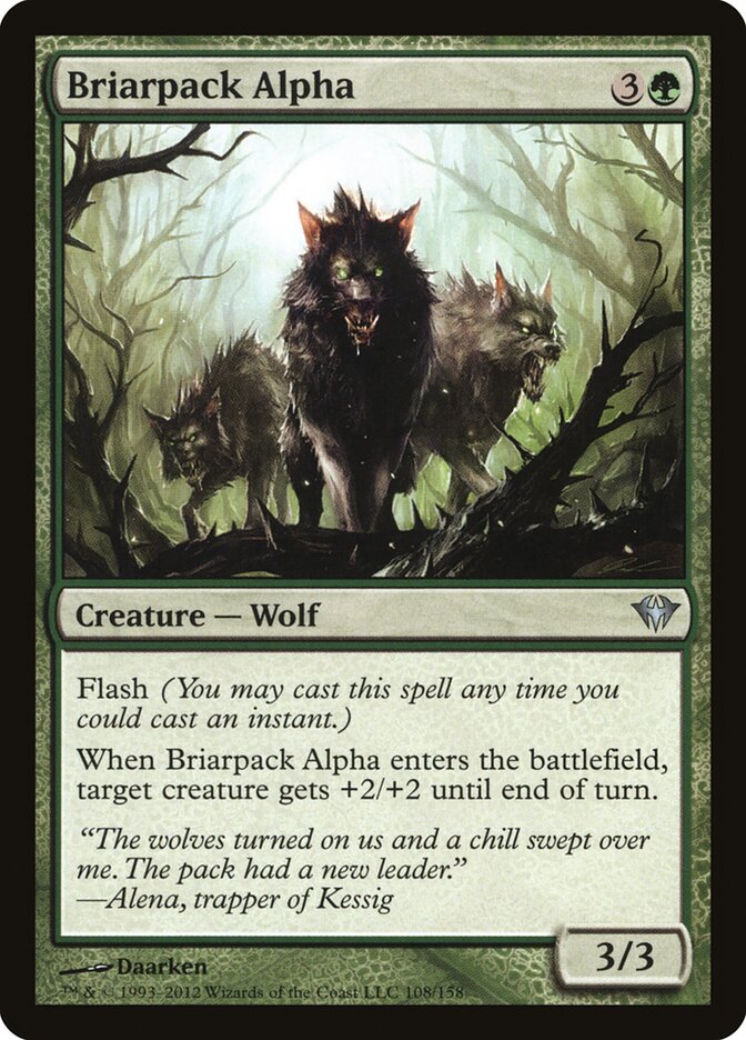 Alfa da Alcateia dos Espinhos / Briarpack Alpha - Magic: The Gathering - MoxLand