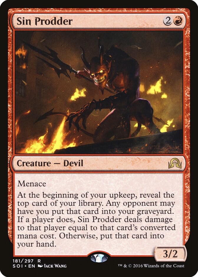 Alfinetador de Pecados / Sin Prodder - Magic: The Gathering - MoxLand