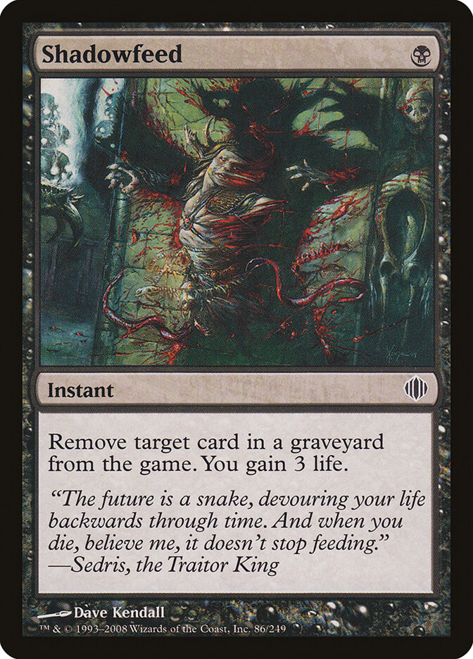 Alimento Sombrio / Shadowfeed - Magic: The Gathering - MoxLand