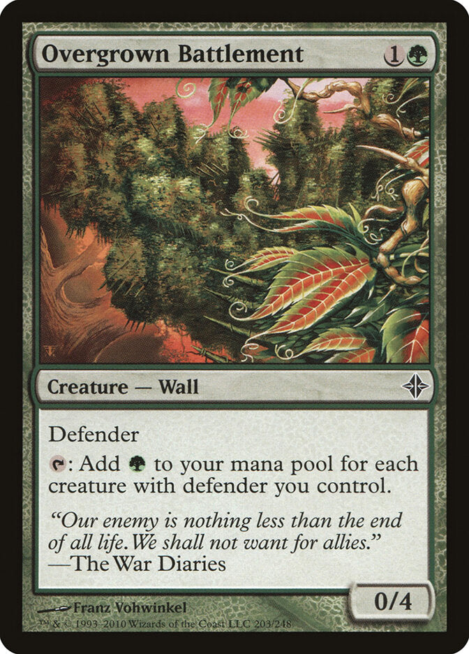 Ameia Encoberta / Overgrown Battlement - Magic: The Gathering - MoxLand