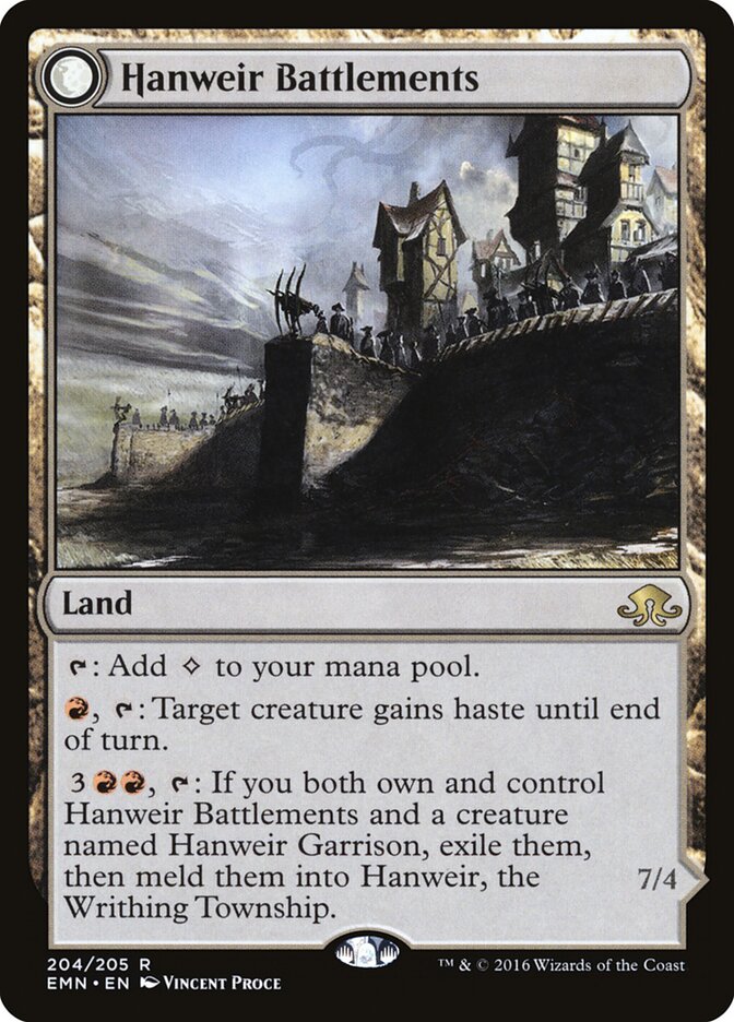 Ameias de Hanweir / Hanweir Battlements - Magic: The Gathering - MoxLand