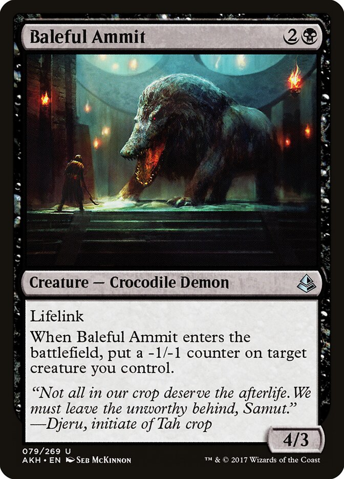 Ammit Funesto / Baleful Ammit