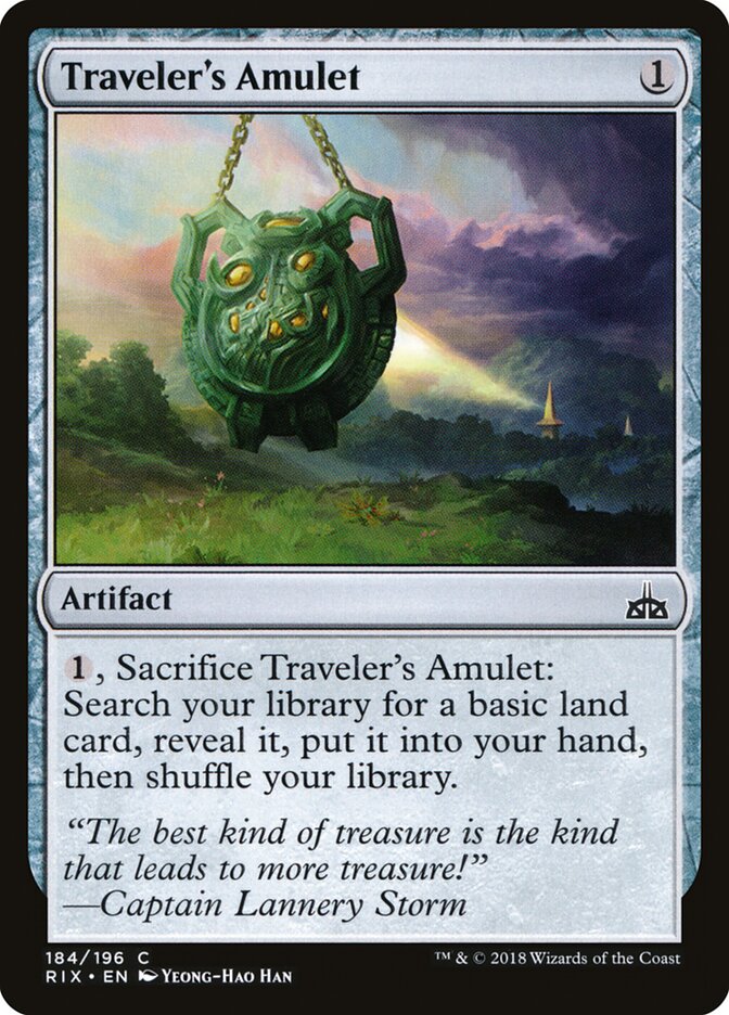 Amuleto do Viajante / Traveler's Amulet - Magic: The Gathering - MoxLand