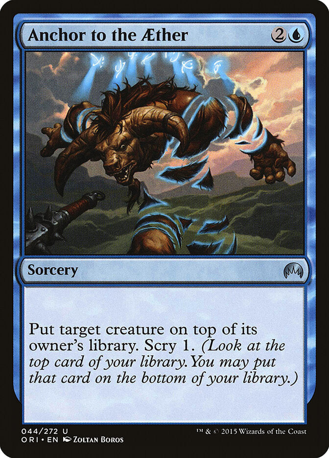 Ancorar ao Éter / Anchor to the Æther - Magic: The Gathering - MoxLand