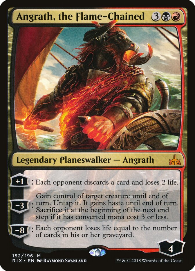 Angrath das Correntes Flamejantes / Angrath, the Flame-Chained - Magic: The Gathering - MoxLand