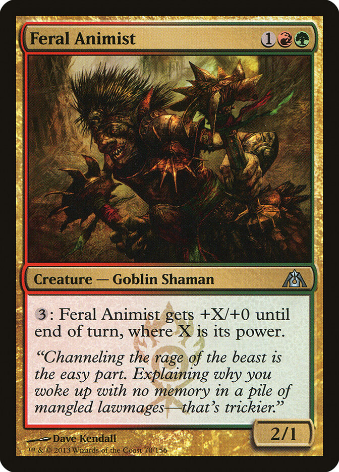 Animista Bestial / Feral Animist - Magic: The Gathering - MoxLand