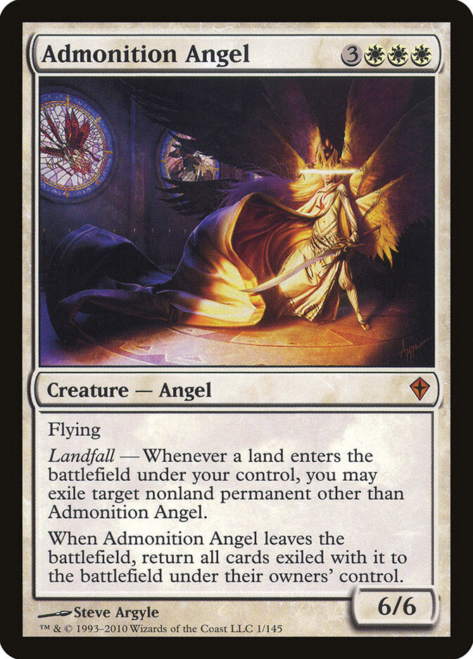 Anjo da Admonição / Admonition Angel - Magic: The Gathering - MoxLand