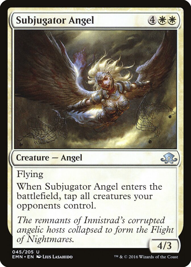 Anjo Subjugador / Subjugator Angel - Magic: The Gathering - MoxLand