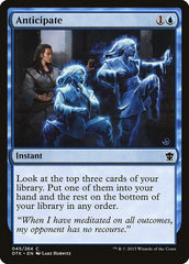 Antecipar / Anticipate - Magic: The Gathering - MoxLand
