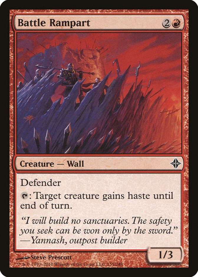 Antemuro de Batalha / Battle Rampart - Magic: The Gathering - MoxLand