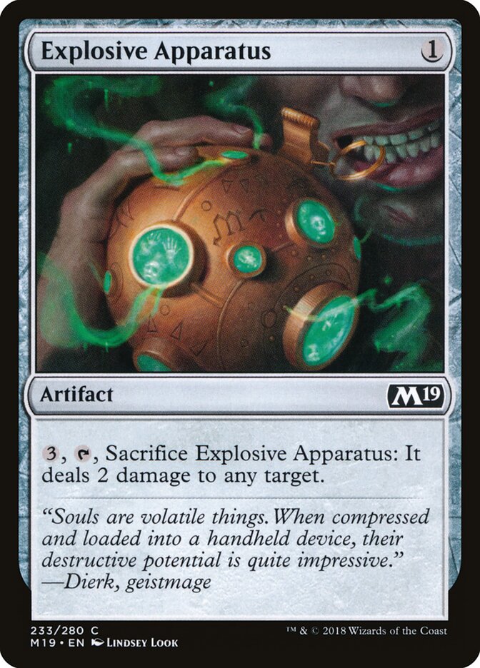 Aparato Explosivo / Explosive Appa