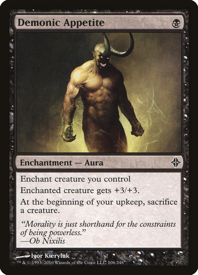 Apetite Demoníaco / Demonic Appetite - Magic: The Gathering - MoxLand