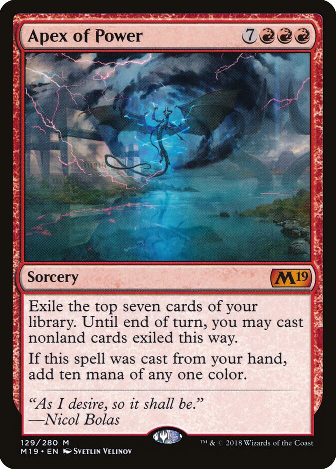 Ápice do Poder / Apex of Power - Magic: The Gathering - MoxLand
