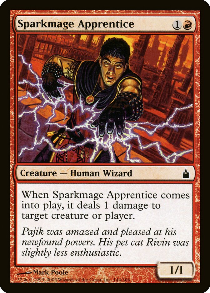Aprendiz de Mago de Centelhas / Sparkmage Apprentice - Magic: The Gathering - MoxLand
