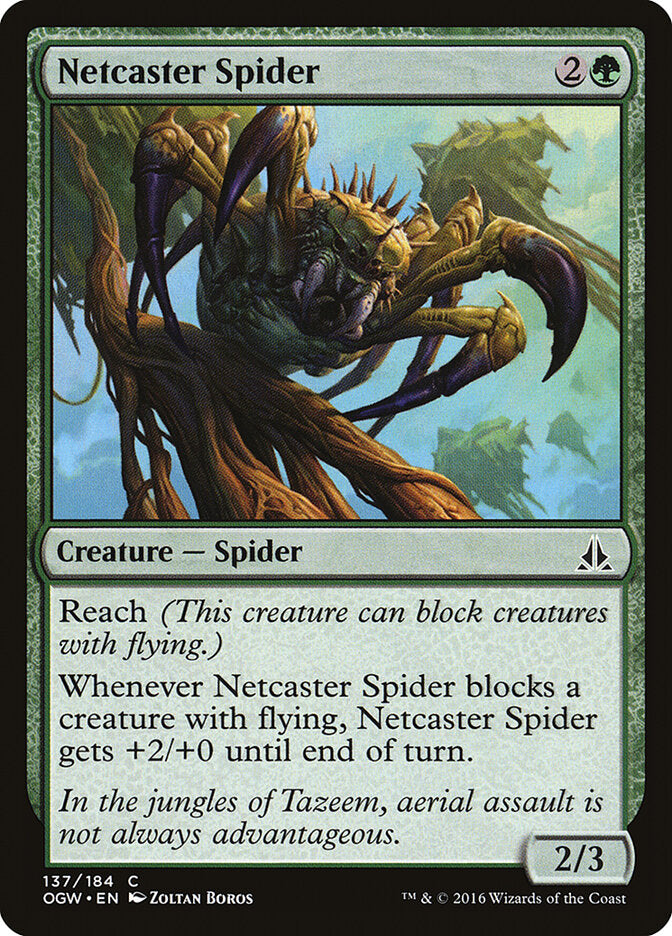 Aranha Lançadora de Rede / Netcaster Spider - Magic: The Gathering - MoxLand